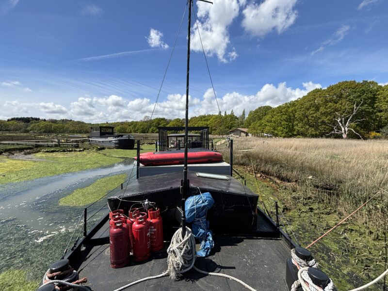 Boatshed Hamble houseboat